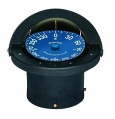 Ritchie SuperSport Flush Mount 4.5 In PowerDamp Flat Dial Compass Black SS-2000
