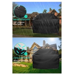 Outdoor Gas Grill Cover with Waterproof Oxford Cloth and Sun Protection Fabric