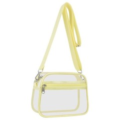 Clear Bag for Stadium Events Clear Sports Fan Handbags Purses Large Yolk Yellow