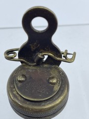 Marble’s Coat Compass Gladstone Michigan brass pin back screw case