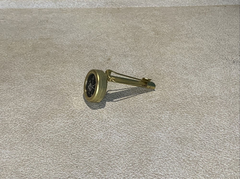 Vintage Brass Pin – Belt Compass Japan