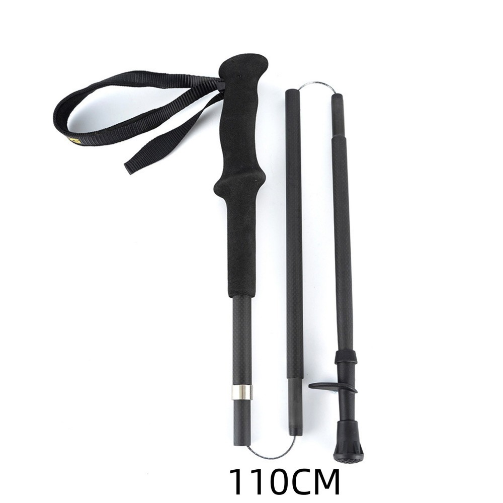 Trekking Poles Carbon Fiber Foldable Ultra Compact Ultralight High Strength