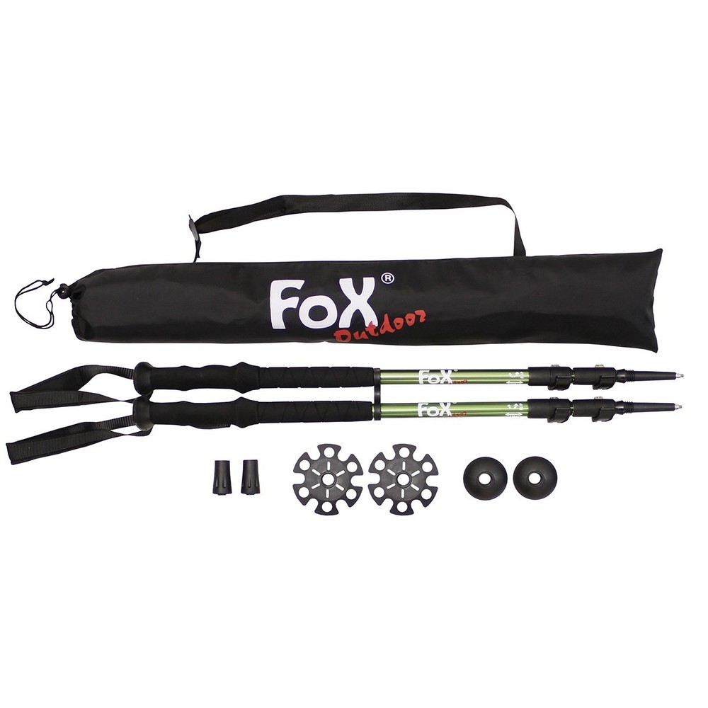 Fox Outdoor Trekking Poles Lusen Aluminum Foam Handle with Bag