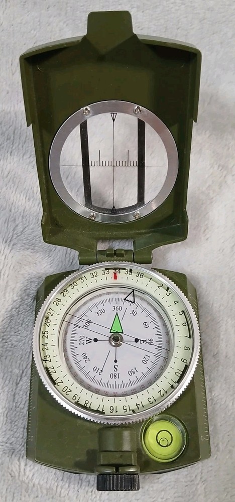 3″ Sportneer Military Lensatic Sighting Camping Compass Waterproof