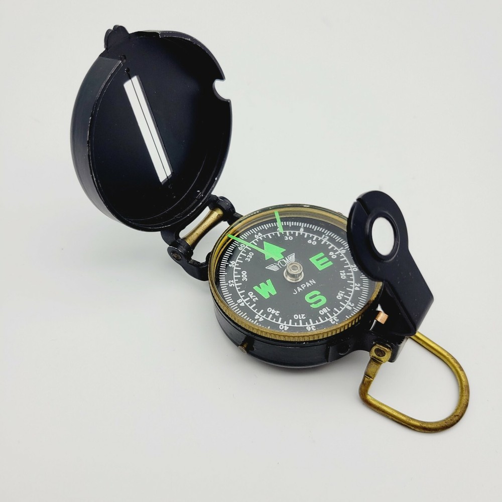 Vintage YCM LENSATIC COMPASS Made in Japan