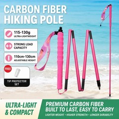 Trekking Poles Carbon Fiber High Strength Foldable Portable Outdoor Model