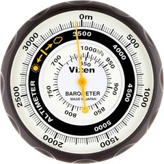 Vixen 46811 Black Altimeter Analog Barometer Attached Black new free shipping