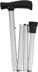 Walking Cane, Folding Cane, Portable Aluminium Alloy Frosted Anti‑Skid Elderl…