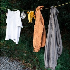 Adjustable Outdoor Clothes Drying Rope Portable Travel Line With Clip 35 Meter