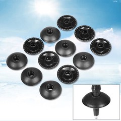 Black Pole Basket 12x Pole Round Snow Ski Mud Basket Hiking Walking Stick