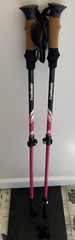 Berry Pink Trail Buddy Trekking Poles with Bag, Nice Gently Used Condition