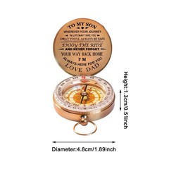 Military Grade Waterproof Navigation Compass for Hiking & Camping Outdoor Activi