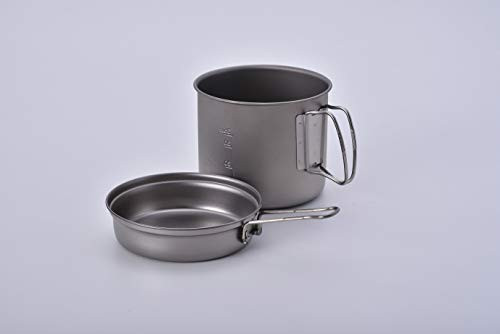 Snow Peak Trek 900 Titanium Cookset Pot and Skillet SCS-008T JAPAN IMPORT