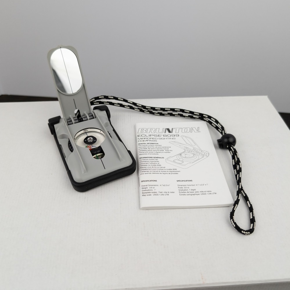 Brunton Eclipse 8099 Compass with Instruction Manual