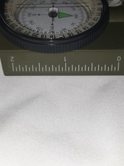 Compass Military Lensatic Sighting Camping w/ Carrying Bag Waterproof
