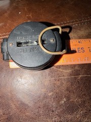 Vintage Metal Lensatic Compass – Liquid Filled – Made in Japan – Free Shipping!