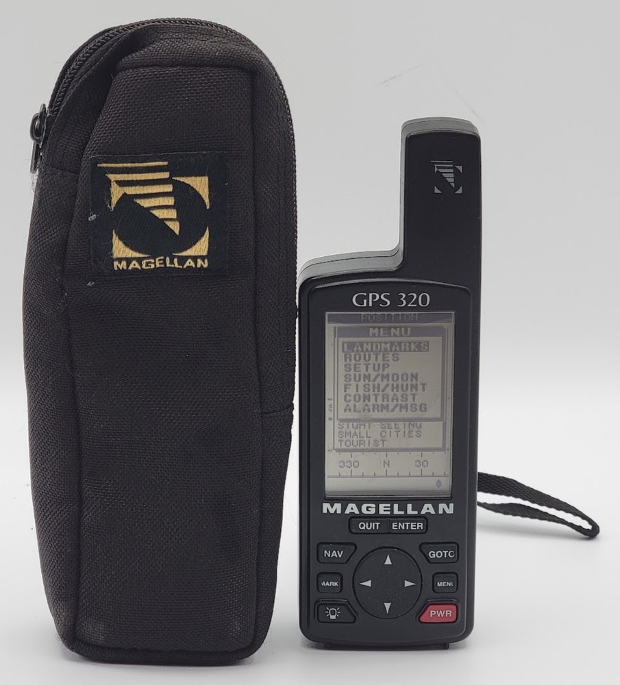 Magellan Vintage 1999 Portable Handheld GPS 320 For Outdoors Use Fishing Hiking