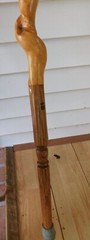 Eagle Head Twisted Wood Solid Walking Stick