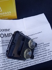 VTG Brookstone Mini Compass Suction Mount Open Box