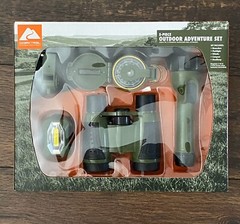 NEW Ozark Trail 5 Piece Outdoor Adventure Set Binoculars Compass Flashlight more