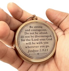 God My Lord Inspirational Engraved Compass Gift for Graduation Confirmation