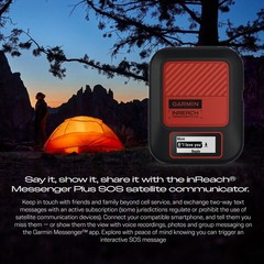 Garmin inReach Messenger Plus, SOS Satellite Communicator Text & Voice Messaging