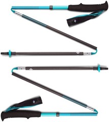 BLACK DIAMOND distance carbon Z DEMO trail run poles ultralite 3 section 105 cm