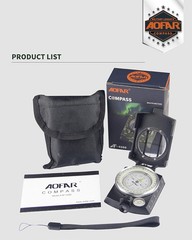 Waterproof Military Compass with Pouch – Adventure Essential