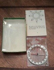 Vintage Silva Hiking Orienteering Mapping Compass Polaris Liq Filled Type 7 NL