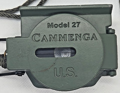 Cammenga Model 27 US Military Phosphorescent Lensatic Compass with Pouch