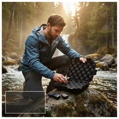 Secure Seal Waterproof Plastic Box for Outdoor Gear Dustproof Storage Case