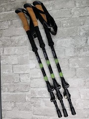 Cascade Mountain Tech Trekking Poles 54 inch Locking Cork Grip Lot of 3