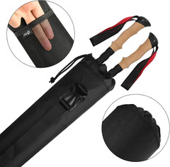 Portable Trekking Poles Carrying Bag Tent Poles Bag Storage Bag Pouch for Walkin