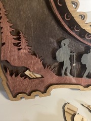 Hiking Boot With Tokens To List All Your Hikes