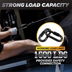 Heavy Duty Chain Quick Links, 1600 LBS Weight Capacity, Durable, Anti 6PCS 3”