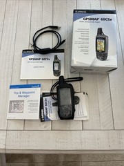Garmin GPSMAP 60CSx Hiking GPS Waterproof Compass Altimeter Easy Read Display