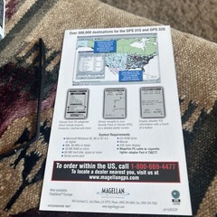 MAGELLAN 315 Portable GPS Navigator Boating Fishing Hunting Hiking With Box