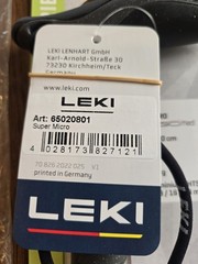 LEKI Super Micro Aluminum Adjustable Lightweight Walking Cane BRAND NEW