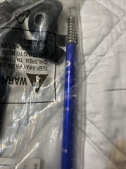 Windmen Trekking Walking Hiking Sticks Anti-shock Adjustable Pole Blue Extends