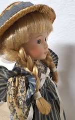 Artist doll porcelain doll 41 cm collector rarity vintage signed