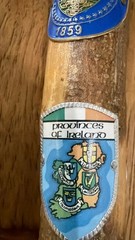 Wooden Hiking Walking Stick 30.5″ With 18 Medallions