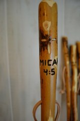 Bible Walking Stick + Cross Carving and “Micah 4:5” reference + Hiking Staff