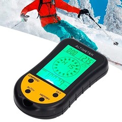 Digital Altimeter Barometer Thermometer 8-in-1 Backlit LCD for Hiking Camping