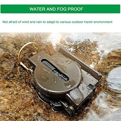 Military Sighting Compass for Hiking, Outdoor Compass for Hunting Camping Green