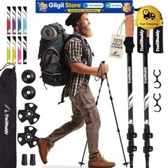 Versatile Collapsible Trekking Poles – Lightweight Aluminum for Travel & Hiking