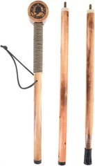 SE 3 Piece 55″ Detachable Pine Wood Walking/Hiking Stick with Metal Tip