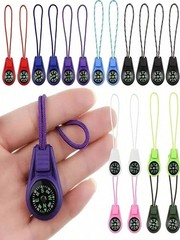 4pc Pcs Mini Compass Keychain Multi-Color Outdoor Hiking Pocket Compass for Kids