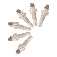 5pcs Trekking Stick Replacement Tips – Screw On Walking Pole Metal Tips –