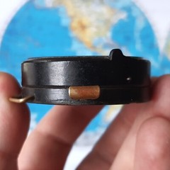 Vintage Soviet Antique Military Wrist Compass, USSR Sports Compass. ORIGINAL