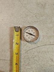Vintage Metal Tin Compass Made In Japan